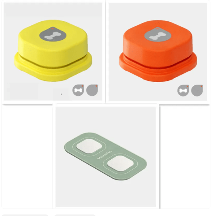 4 Colors Pet Communication Button One-click Prevent Physical Inactivity Recordable Dog Talking Button Toy Cat Toy Pet Products - My Store