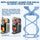 FS301 & FS300 Ninja Slushie Auger Replacement: BPA-Free Casting, Essential Machine Accessories